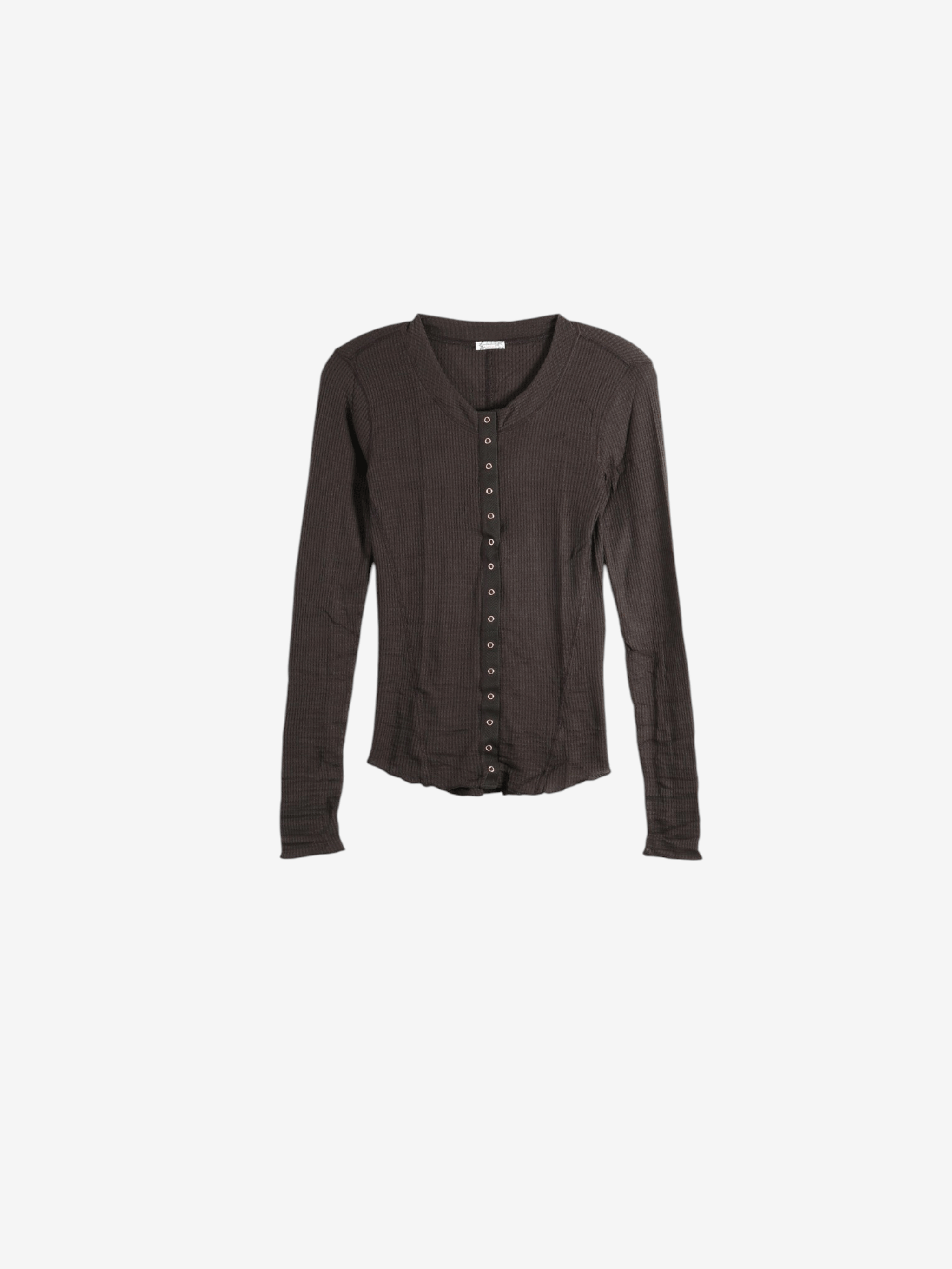 Brown knitwear, front view