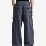 Grey pants, full body view