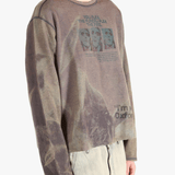 Brown top worn by a person, showing the top fit
