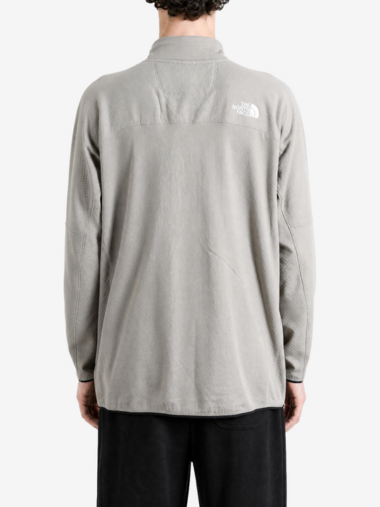 Grey jacket, full body view
