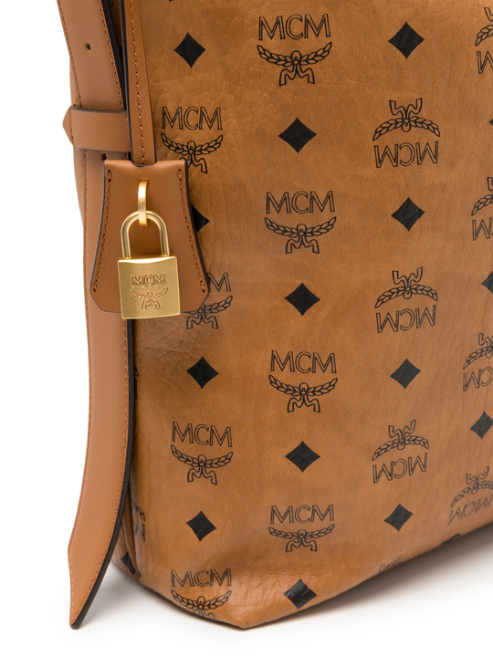 Close up of  brown bag,showing texture of the leather.