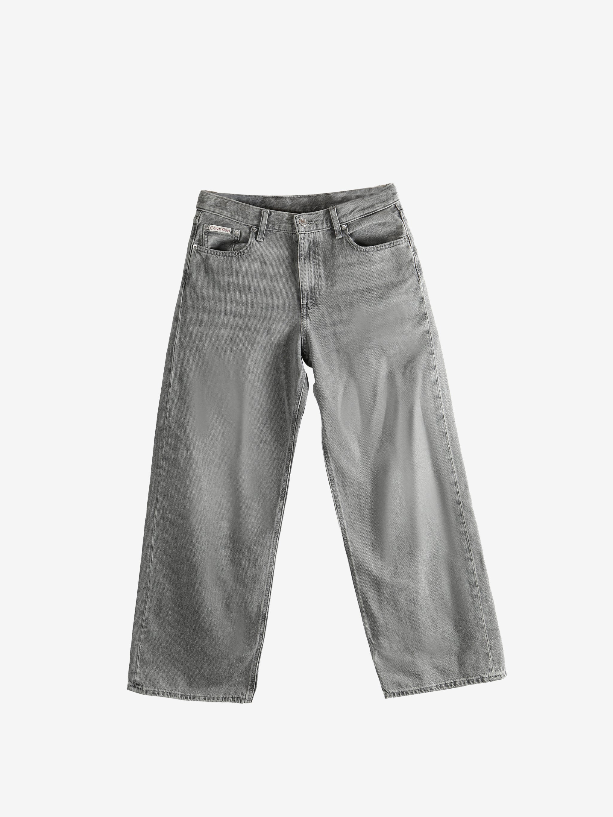 Gray jeans,front view