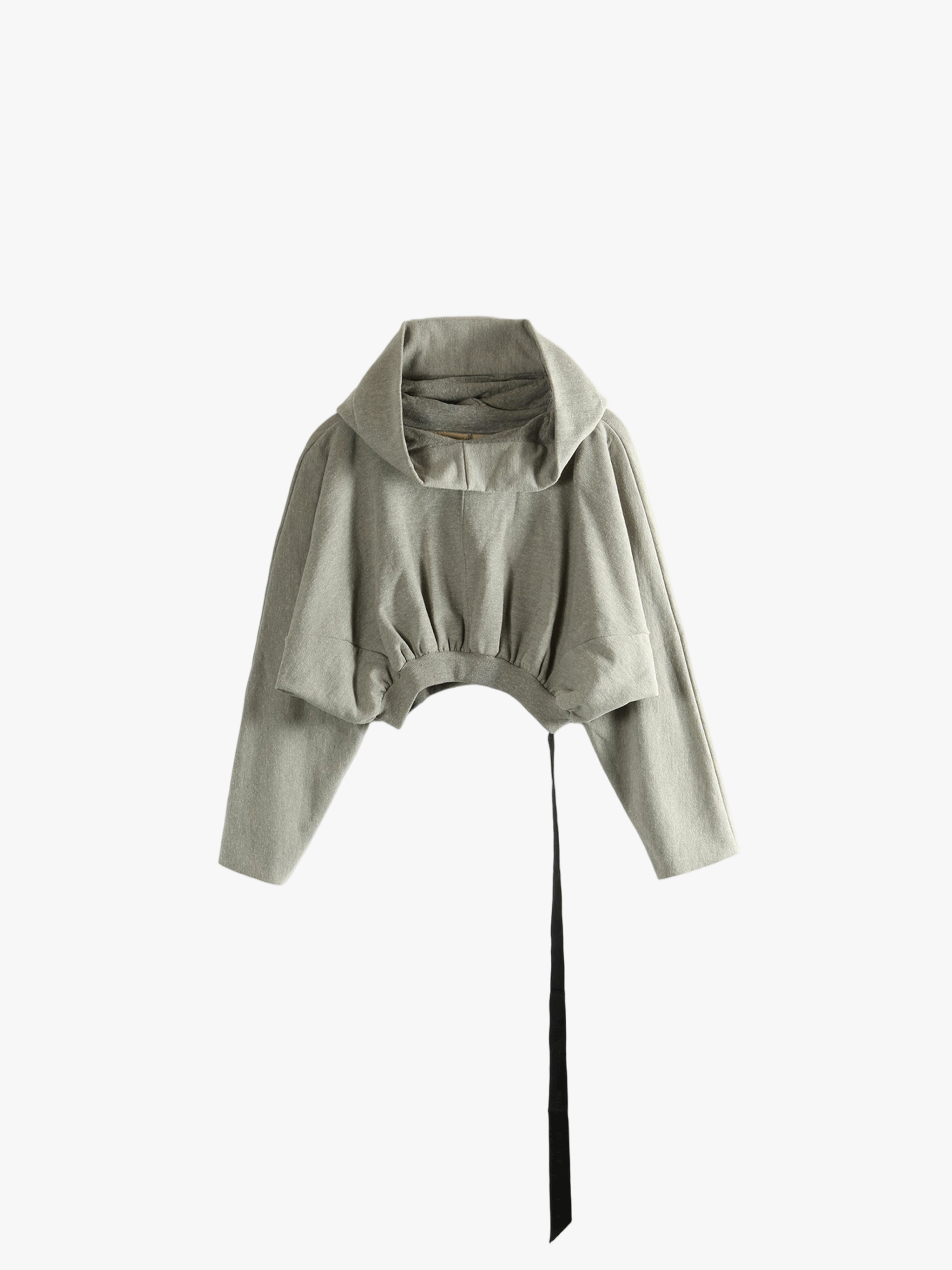 Grey top, front view