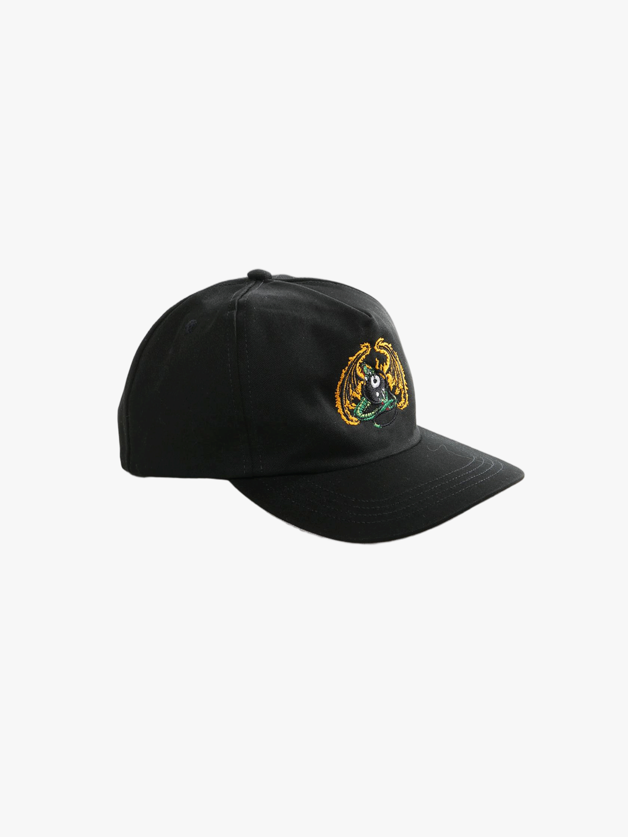 Black hat, side view
