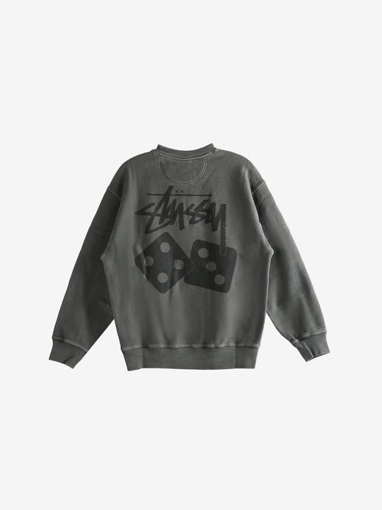 Gray sweatshirt ,back view