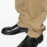 Black boots, front view