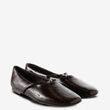 Brown shoes, front view