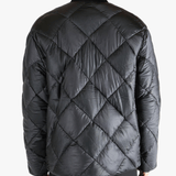 Black jackets-coats worn by a person, showing the fit