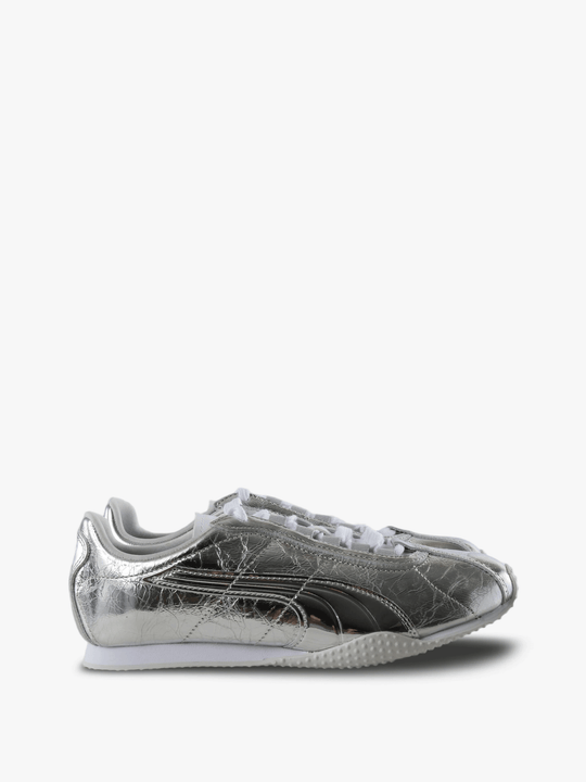 Grey shoes, side view