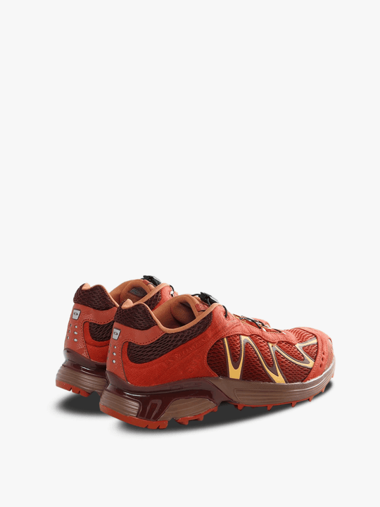 Red sneakers, back view