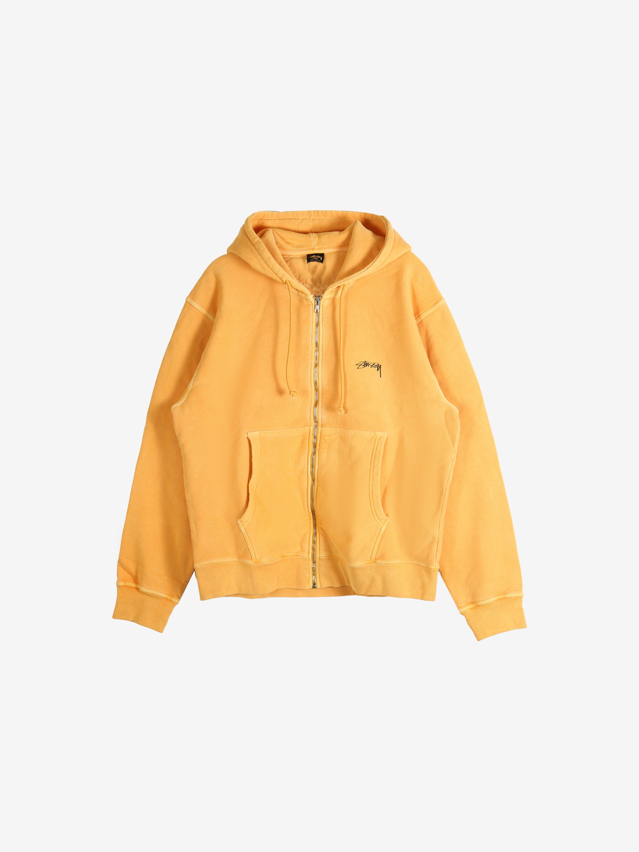 Yellow hoodie,front view