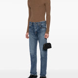 MA+ - Unisex Chain Silver Rim Small Pochette Bag