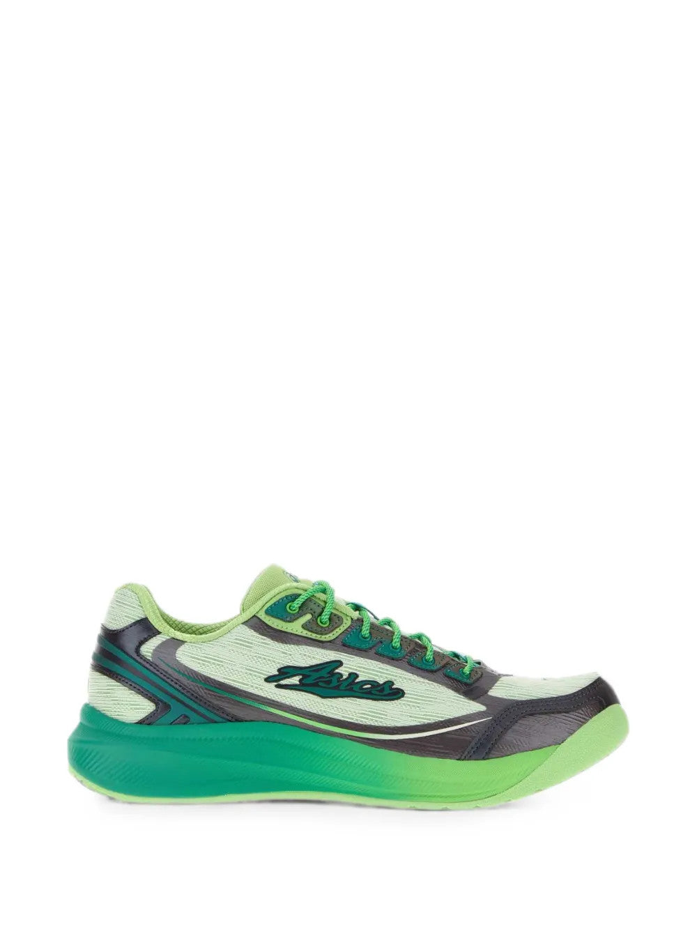Green shoes, front view