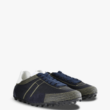 Navy shoes, front view