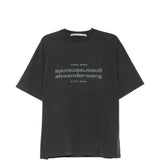 Black t-shirt, front view