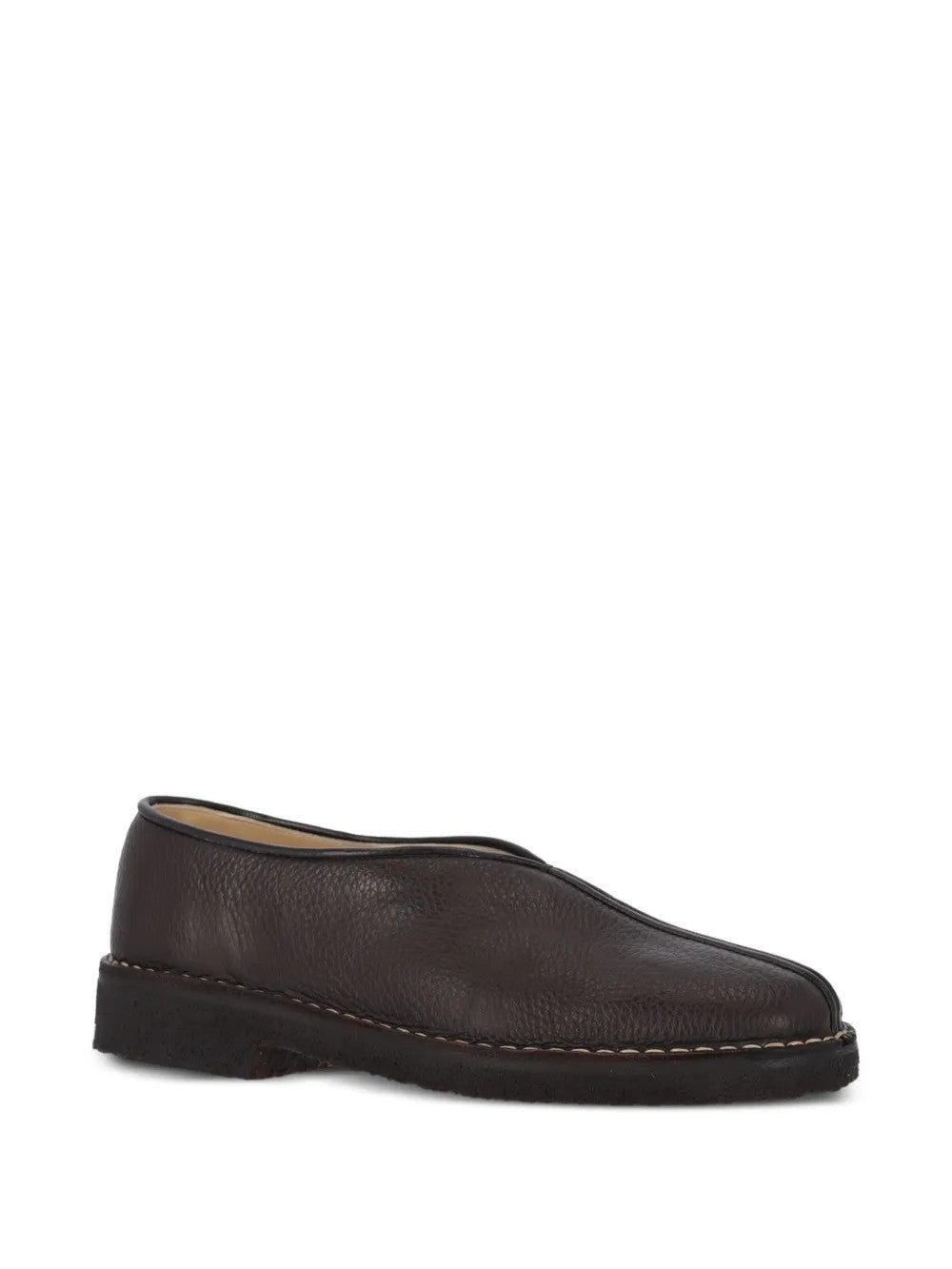 Brown flats, front view