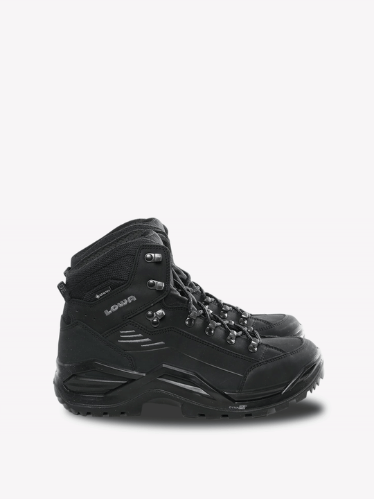 Black sneakers, front view