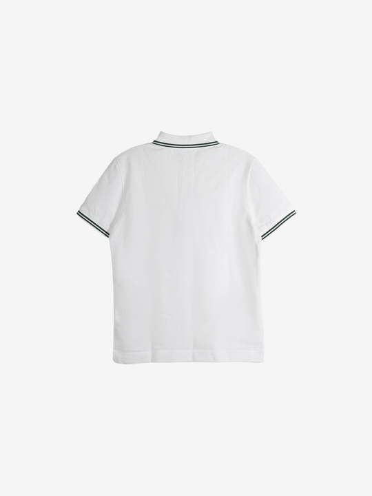 White shirt, back view