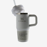 Tan tumbler, front view