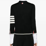 Black knitwear, front view