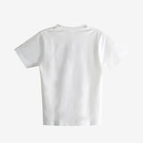 White t-shirts, back view