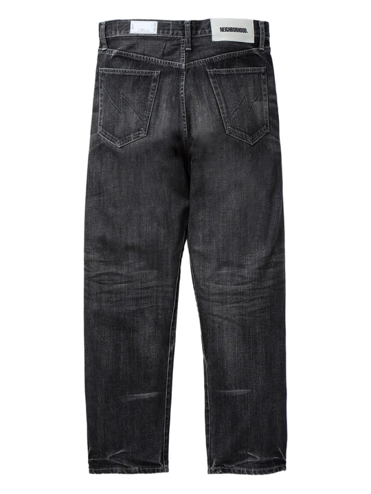 Black pants, back view