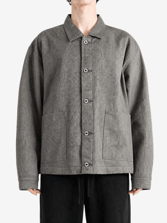 Grey jacket, front view