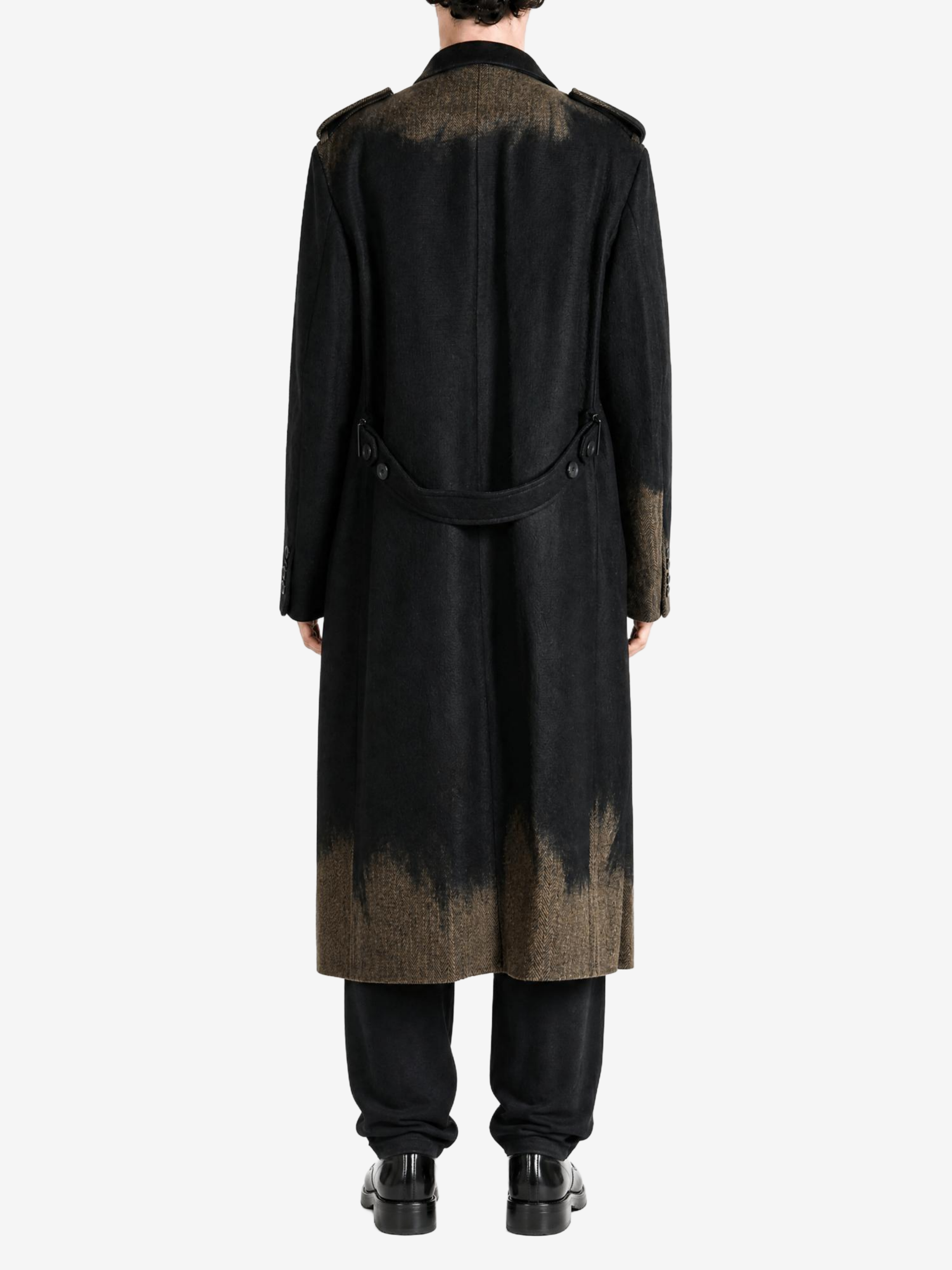 Black jacket, front view