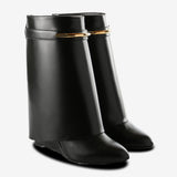 Blacj shoes,side view