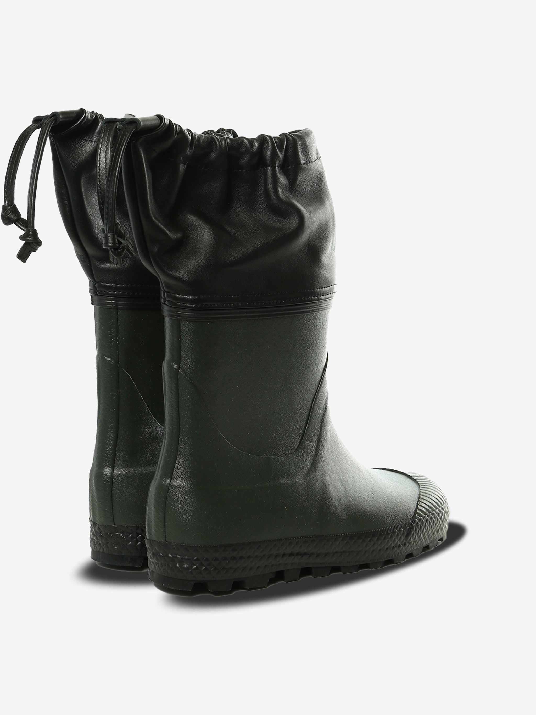 Black boots, side view