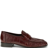 Brown loafer, front view