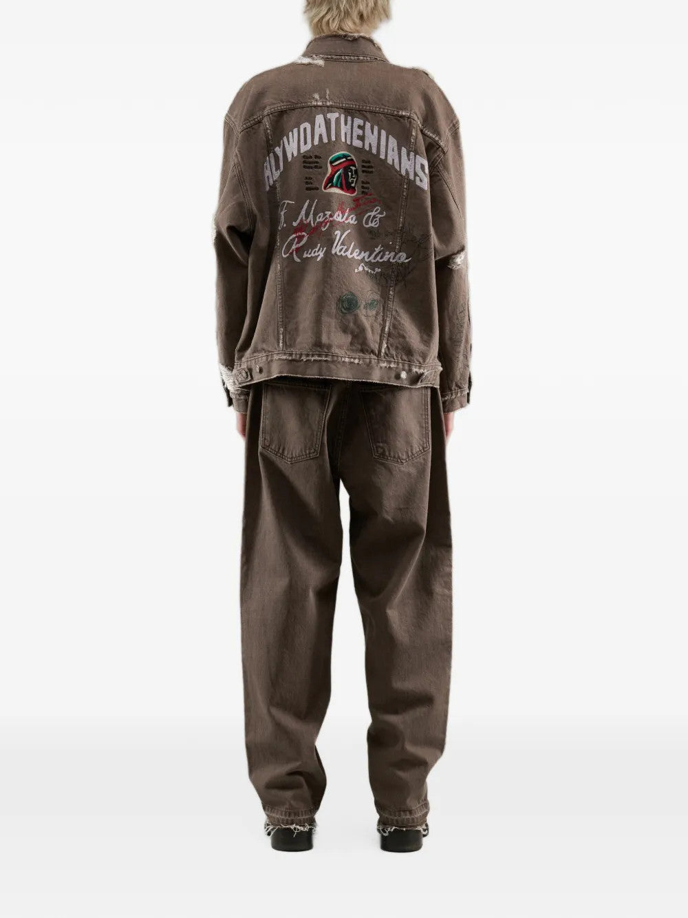 Brown jacket, front view