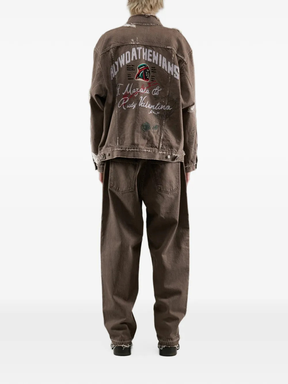 Brown jacket, front view
