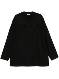 FEAR OF GOD - Men Logo Patch Long Sleeve Tee