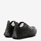 Black sneakers, back view