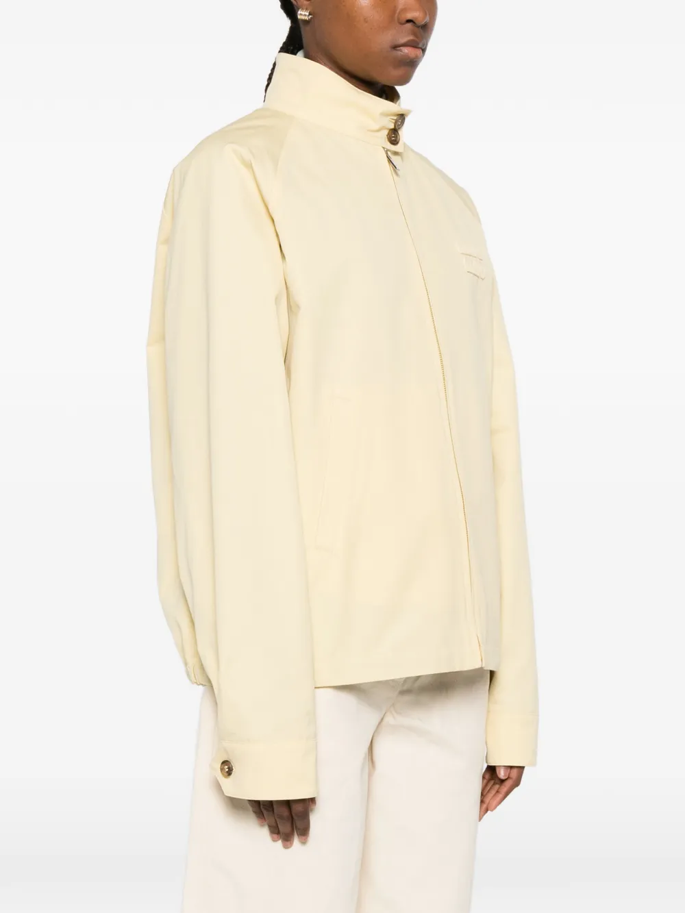 Tan skirt worn by a person, showing the skirt'fit