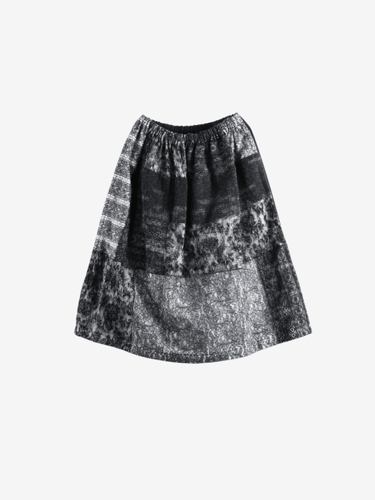 Black skirt, front view