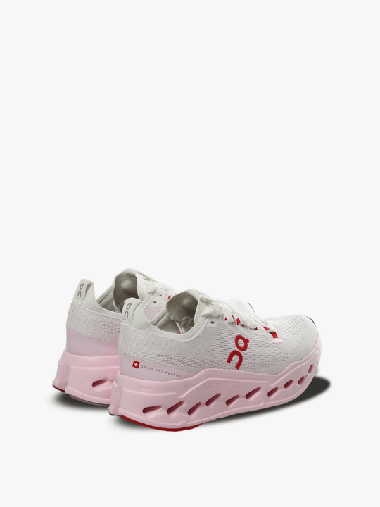 White sneakers, back view