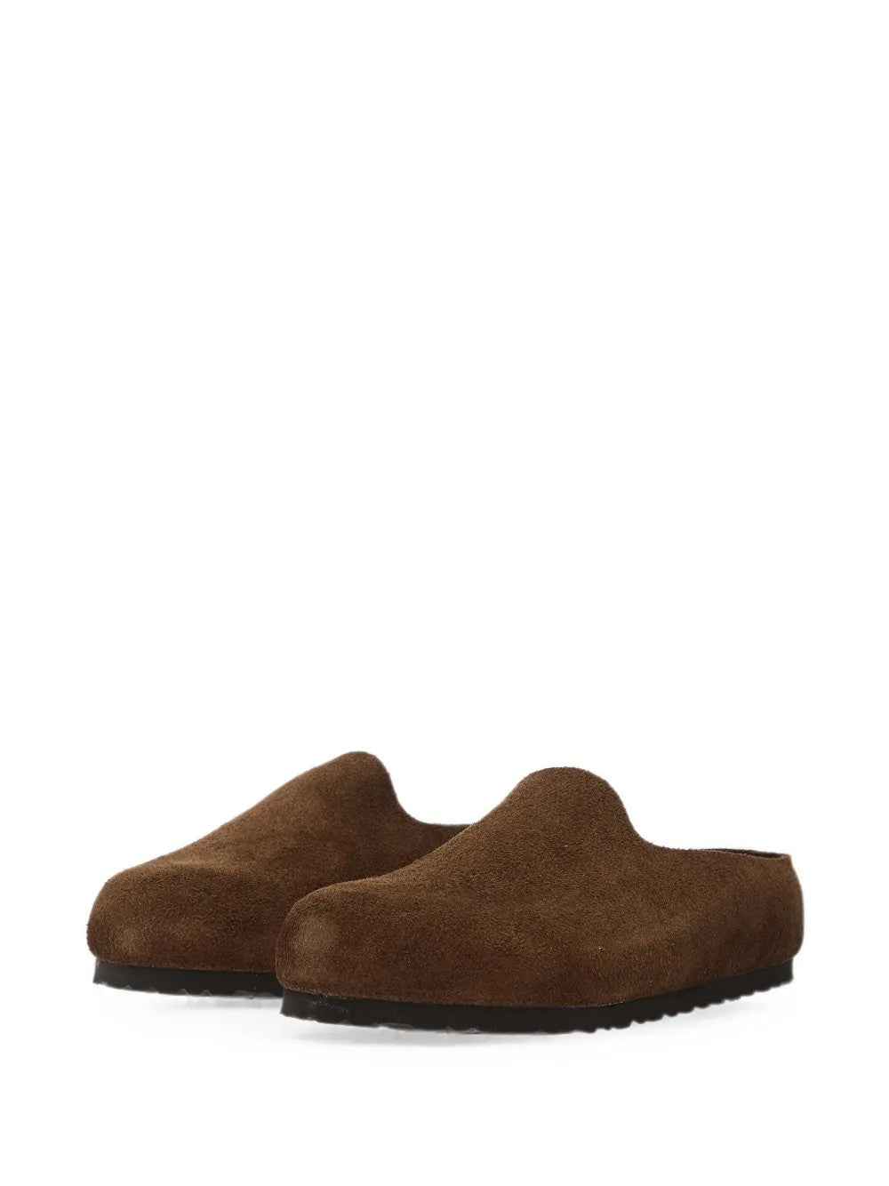 Brown sandals, front view