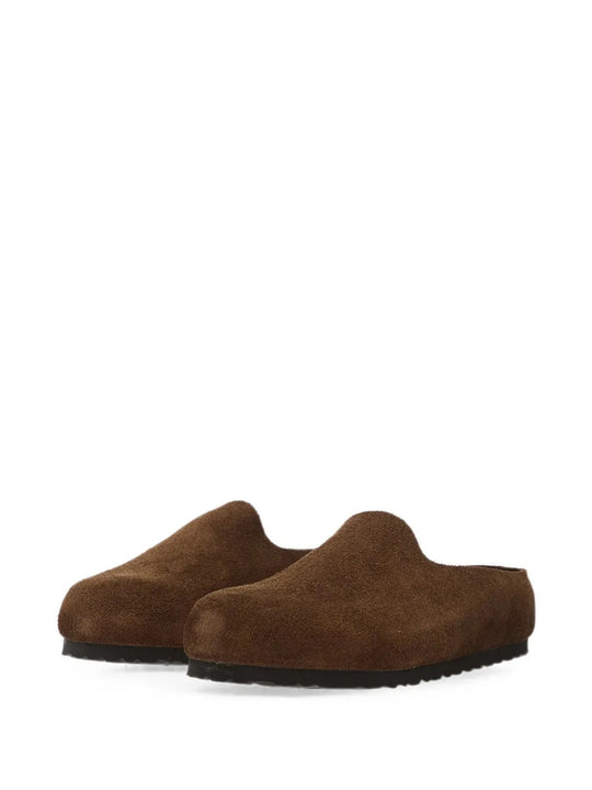 Brown sandals, front view