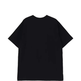 Black t-shirt, back view