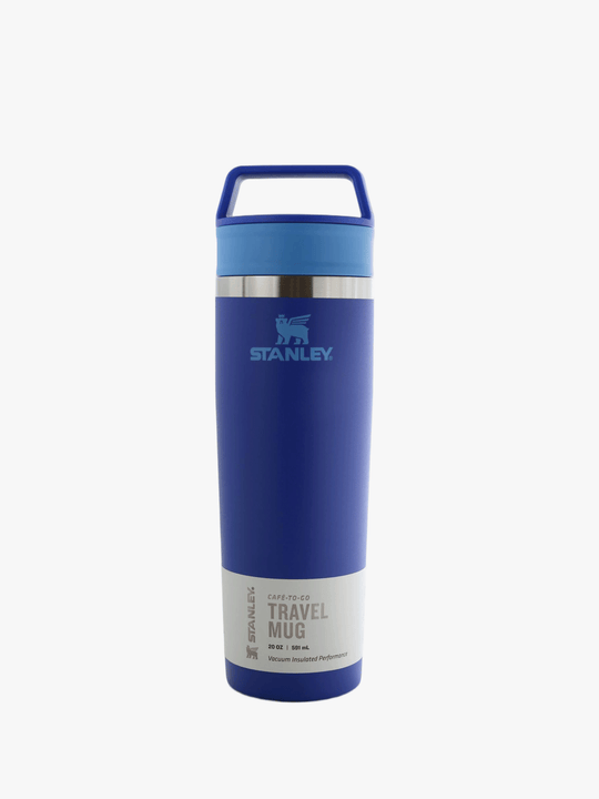 Blue product, front view