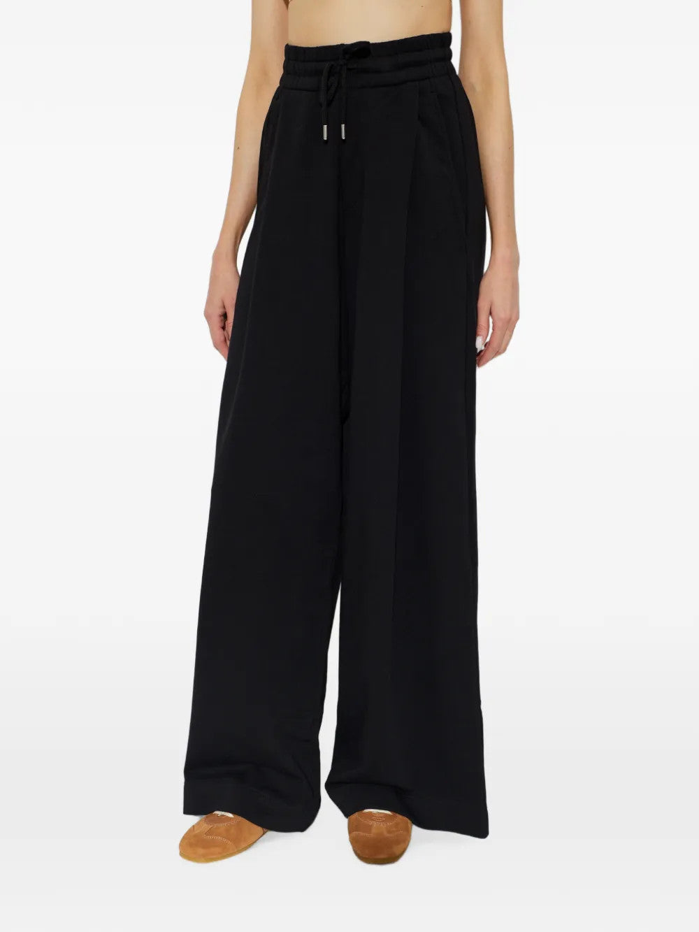 Black pants, full body view