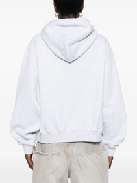 T BY ALEXANDER WANG - Women Essential Terry With Puff Paint Logo Hoodie