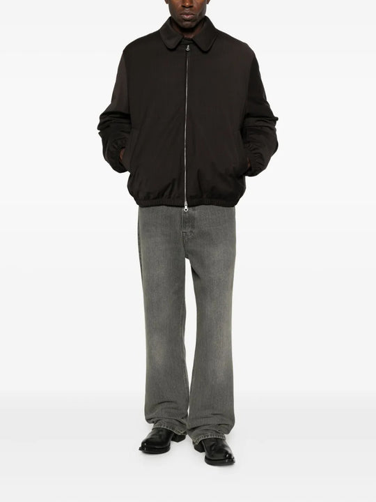 Brown coat, full body view