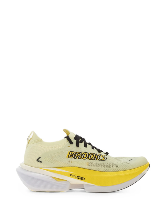 Yellow shoes, side view
