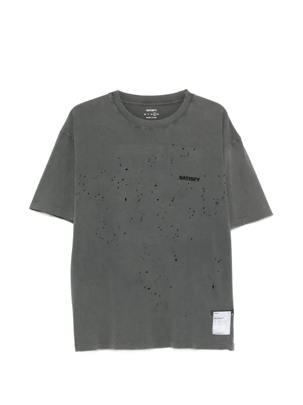 Black t-shirt, front view
