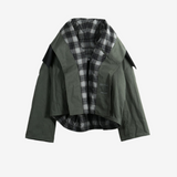 Green jacket, front view