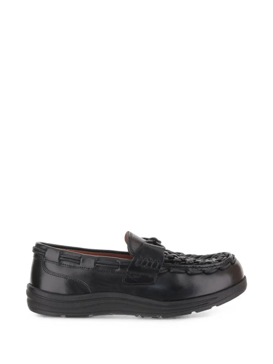 Black shoes, side view