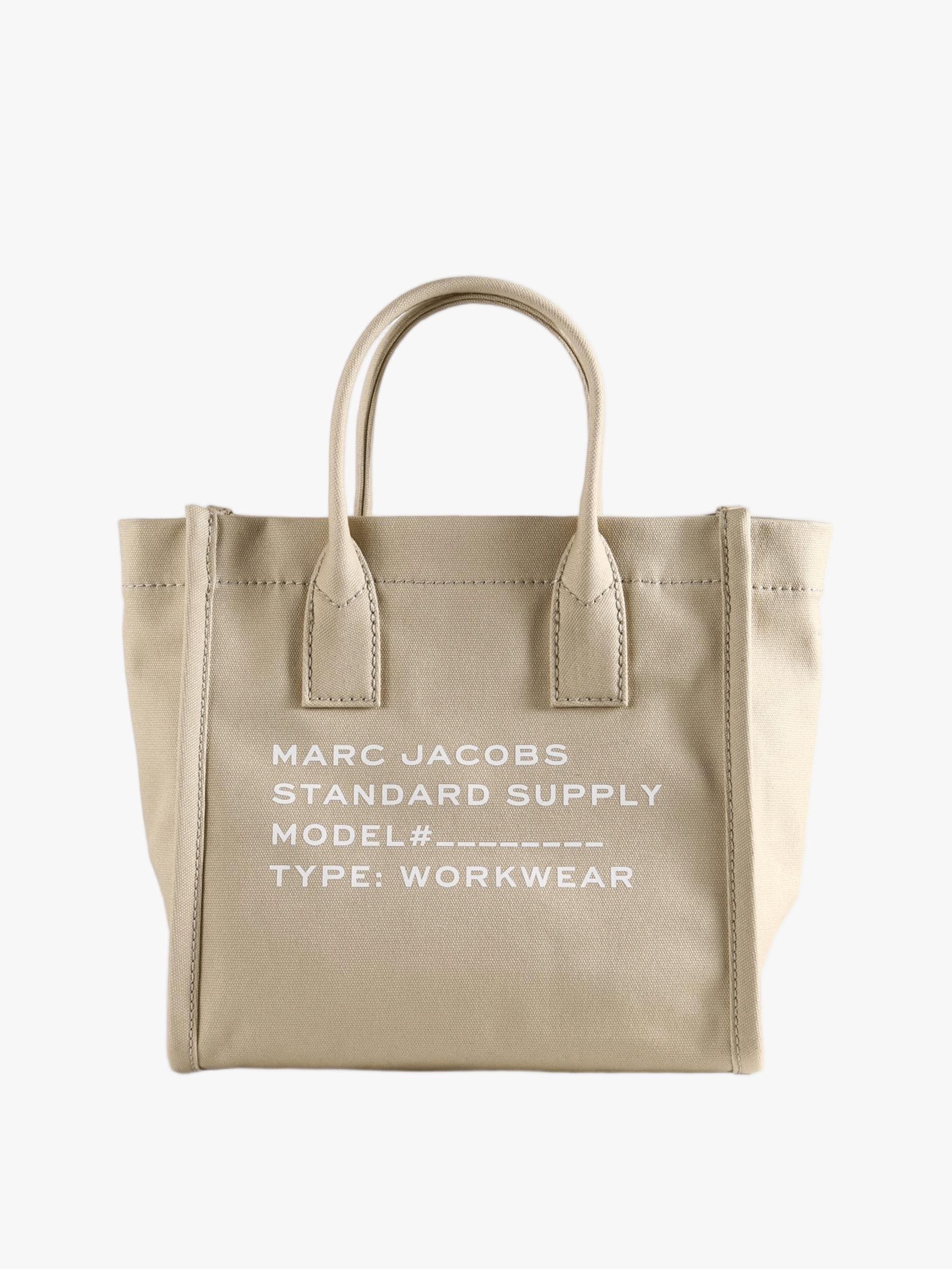 Tan bag, front view